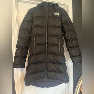 The North Face parka—xs—black